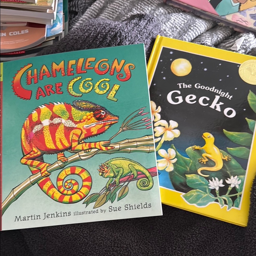 Chameleon and Gecko books